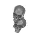 Warhammer 40K Bitz: Chaos Space Marines - Jakhals - Torso J3c - Skullsmasher Mace, Skulls