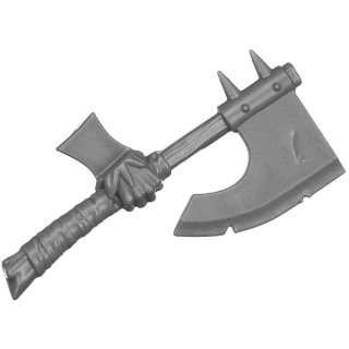 Warhammer AoS/ToW Bitz: Chaos - Marauders - Torso B2b - Axe, Right