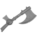 Warhammer AoS/ToW Bitz: Chaos - Marauders - Torso C2a - Axe, Right