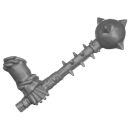 Warhammer AoS/ToW Bitz: Chaos - Marauders - Torso E2a - Spiked Mace, Right