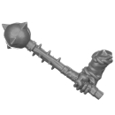Warhammer AoS/ToW Bitz: Chaos - Marauders - Torso E2a - Spiked Mace, Right