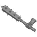 Warhammer AoS/ToW Bitz: Chaos - Marauders - Torso G2b - Spiked Mace, Right