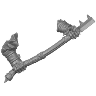 Warhammer AoS/ToW Bitz: Chaos - Marauders - Torso H4a - Great Weapon, Pole