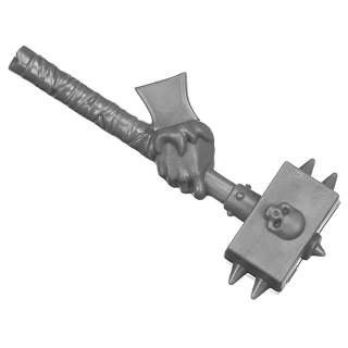 Warhammer AoS/ToW Bitz: Chaos - Marauders - Torso I2b - Hammer, Rechts