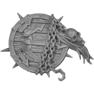 Warhammer AoS/ToW Bitz: Chaos - Marauders - Torso E3c - Shield, Champion