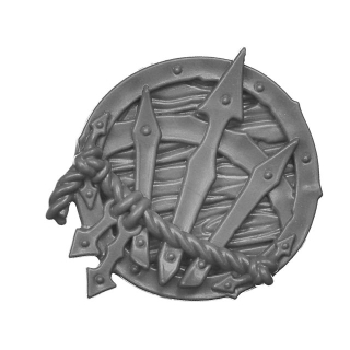 Warhammer AoS/ToW Bitz: Chaos - Marauder Horsemen - Torso A4b - Schild