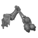 Warhammer AoS/ToW Bitz: Chaos - Marauder Horsemen - Torso C3b - Arm, Skulls, Champion