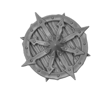 Warhammer AoS/ToW Bitz: Chaos - Marauder Horsemen - Torso E4b - Shield