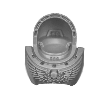 Warhammer 40k Bitz: Space Marines - Terminator Assault Squad - Torso A1c - Front, Sergeant