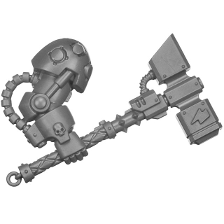 Warhammer 40k Bitz: Space Marines - Terminator Assault Squad - Weapon B1c - Thunder Hammer, Right