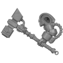 Warhammer 40k Bitz: Space Marines - Terminator Assault Squad - Weapon B1c - Thunder Hammer, Right