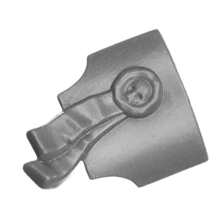 Warhammer 40k Bitz: Space Marines - Terminator Assault Squad - Torso E2d - Armor Plate, Left