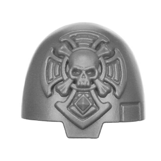 Warhammer 40k Bitz: Space Marines - Terminator Assault Squad - Shoulder Pad A - Sergeant