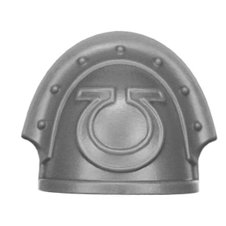 Warhammer 40k Bitz: Space Marines - Ultramarines Upgrades - Shoulder Pad A7