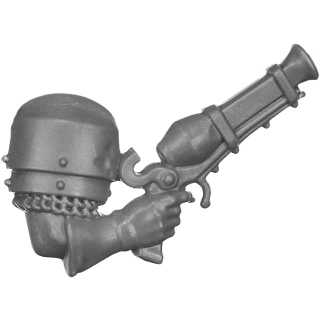 Warhammer AoS Bitz: Cities of Sigmar - Freeguild Fusiliers - Torso G3a - Pistol, Right