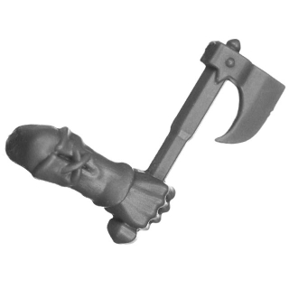 Warhammer AoS Bitz: Cities of Sigmar - Wildercorps Hunters - Torso B3b - Hatchet, Right