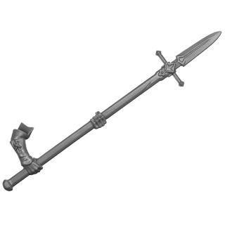 Warhammer AoS Bitz: Cities of Sigmar - Wildercorps Hunters - Torso D4b - Troggslayer Spear, Right