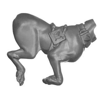 Warhammer AoS Bitz: Cities of Sigmar - Wildercorps Hunters - Torso J1a - Fährtenhund, Rechts