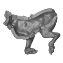 Warhammer AoS Bitz: Cities of Sigmar - Wildercorps Hunters - Torso J1a - Fährtenhund, Rechts