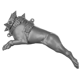 Warhammer AoS Bitz: Cities of Sigmar - Wildercorps Hunters - Torso K1b - Fährtenhund, Links