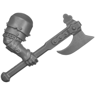 Warhammer AoS Bitz: Cities of Sigmar - Freeguild Steelhelms - Torso A2a - Axe, Right