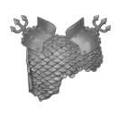 Warhammer AoS Bitz: Cities of Sigmar - Freeguild Command Corps - Torso A1h - Umhang, Schuppen, Erzritter