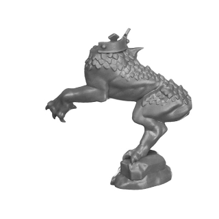 Warhammer AoS Bitz: Cities of Sigmar - Freeguild Command Corps - Accessory A1b - Mascot Gargoylian, Left