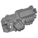 Warhammer 40k Bitz: Leagues of Votann - Hearthkyn Warriors - Torso A2b - Autoch-Schema-Bolter