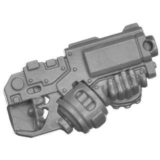 Warhammer 40k Bitz: Leagues of Votann - Hearthkyn Warriors - Torso D2b - Autoch-Schema-Bolter