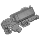 Warhammer 40k Bitz: Leagues of Votann - Hearthkyn Warriors - Torso E2d - L7 Missile Launcher