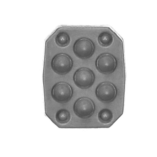 Warhammer 40k Bitz: Leagues of Votann - Hearthkyn Warriors - Torso E2e - L7 Missile Launcher, Front