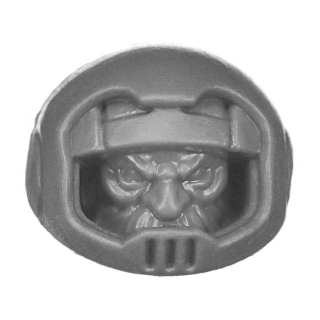 Warhammer 40k Bitz: Leagues of Votann - Hearthkyn Warriors - Head A2b - Helmet, Open