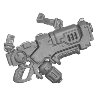 Warhammer 40k Bitz: Leagues of Votann - Hearthkyn Warriors - Torso A3c - Ionenblaster, Geschultert