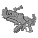 Warhammer 40k Bitz: Leagues of Votann - Hearthkyn Warriors - Torso A3c - Ionenblaster, Geschultert