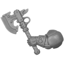 Warhammer 40k Bitz: Leagues of Votann - Hearthkyn Warriors - Torso A5c - Plasma Axe, Left
