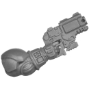 Warhammer 40k Bitz: Leagues of Votann - Hearthkyn Warriors - Torso A7a - Autoch-Schema-Boltpistole, Rechts
