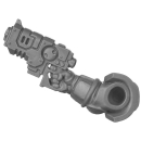 Warhammer 40k Bitz: Leagues of Votann - Hearthkyn Warriors - Torso A7e - Ion Pistol, Right