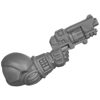 Warhammer 40k Bitz: Leagues of Votann - Hearthkyn Warriors - Torso A7b - Autoch-Schema-Boltpistole, Rechts