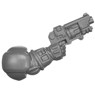 Warhammer 40k Bitz: Leagues of Votann - Hearthkyn Warriors - Torso A7d - Autoch-Pattern Bolt Pistol, Right