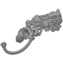 Warhammer 40k Bitz: Leagues of Votann - Einhyr Hearthguard - Torso A3c - Vulkanit-Desintegrator, Rechts