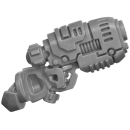 Warhammer 40k Bitz: Leagues of Votann - Einhyr Hearthguard - Torso B3d - EtaCarn Plasma Gun, Right