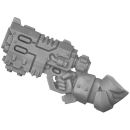 Warhammer 40k Bitz: Leagues of Votann - Einhyr Hearthguard - Torso D3c - Volkanite Disintegrator, Right