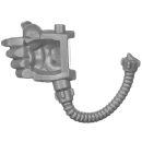 Warhammer 40k Bitz: Leagues of Votann - Einhyr Hearthguard - Torso D4b - Erschütterungsfaust, Links