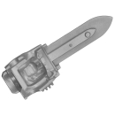 Warhammer 40k Bitz: Leagues of Votann - Einhyr Hearthguard - Torso D4d - Plasma Blade Gauntlet, Left