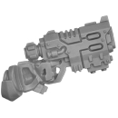 Warhammer 40k Bitz: Leagues of Votann - Einhyr Hearthguard - Torso E3c - Volkanite Disintegrator, Right