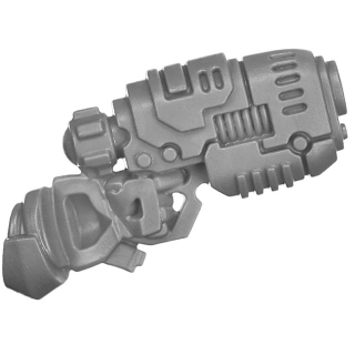 Warhammer 40k Bitz: Leagues of Votann - Einhyr Hearthguard - Torso E3d - EtaCarn-Plasmawerfer, Rechts