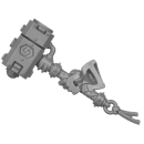 Warhammer 40k Bitz: Leagues of Votann - Einhyr Hearthguard - Torso E5a - Erschütterungshammer, Links