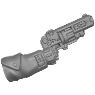 Warhammer 40k Bitz: Leagues of Votann - Hernkyn Yaegirs - Torso A4b - Wroughtlock Revolver, Right