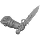 Warhammer 40k Bitz: Leagues of Votann - Hernkyn Yaegirs - Torso A5b - Plasma Knife, Left