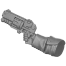 Warhammer 40k Bitz: Leagues of Votann - Hernkyn Yaegirs - Torso A5a - Bolt Revolver, Right